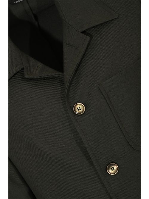 Giacca in misto lana Moro DANIELE ALESSANDRINI | DA1FW26J011MORO